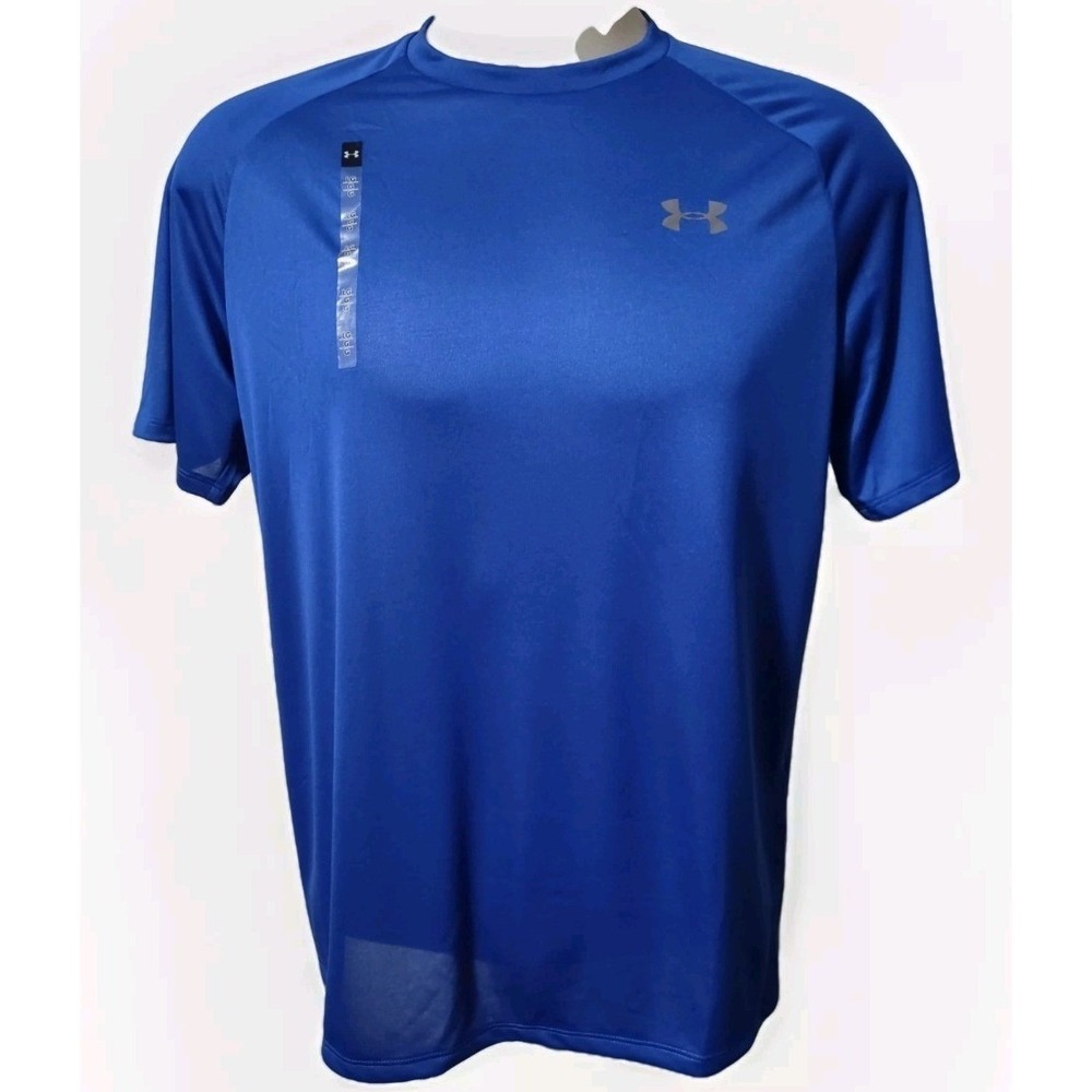 Under Armour Men's L T-Shirt Tech Tee Athletic Training Short Sleeve Gym Logo